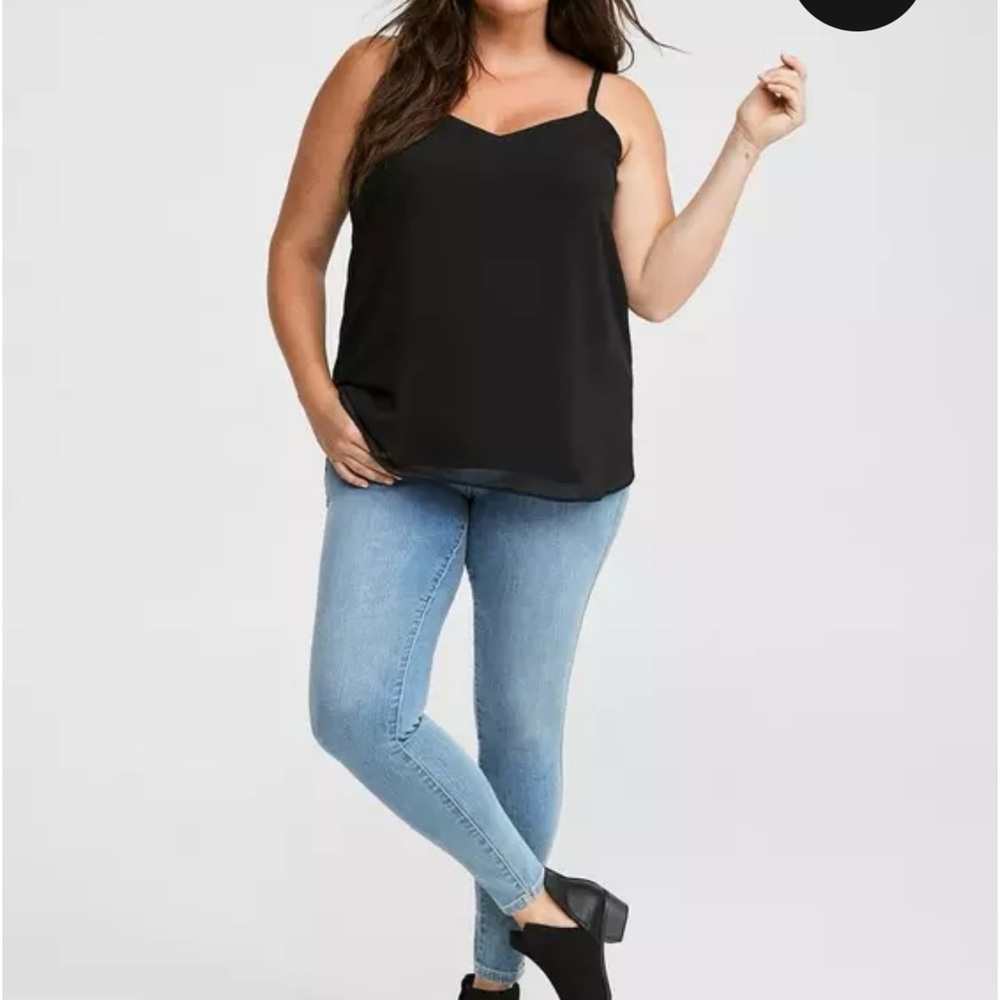 Torrid Classic Black Blouse